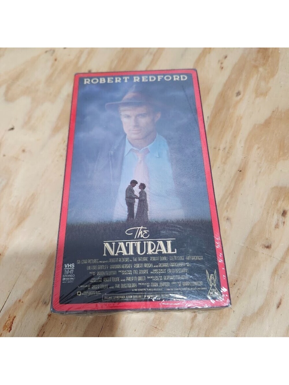 The Natural (VHS, 1984) Factory Sealed Watermark